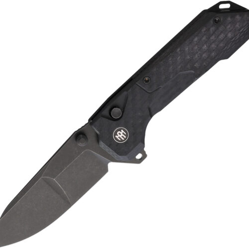 Cosmic Button Linerlock Black 14C28N Sandvik stainless