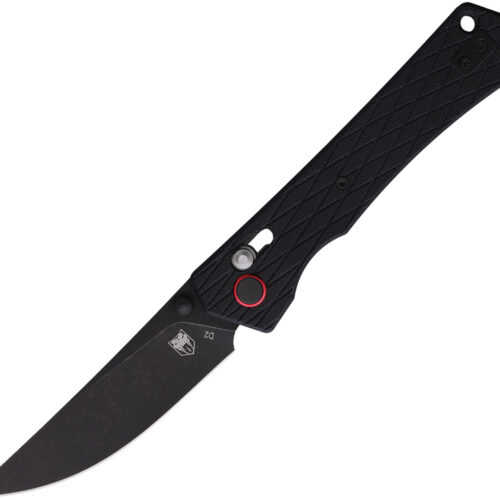 CobraTec Legacy folding knife with black G10 handle and D2 steel blade.
