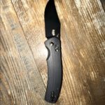 C&S Knifes LLC G10 black PVD coated blade. 14C28N Steel Blade Slide Lock