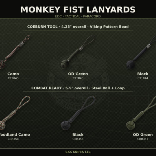 Coeburn Tool Monkey Fist Lanyard.